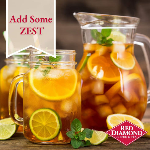 50 Count (6 Pack 300 Count) Red Diamond Iced Tea Bags | Family Size Tea Bags | Delicious and Freshly Brewed Taste |