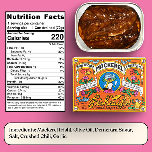 Albacore 3-Pack Omega-3s Hand-Packed Fishwife Spicy Hot Trio (FBJ Salmon, Mackerel, Tuna in Spicy Olive Oil) | Gluten
