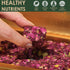 OZ ERCIYES 17.6 oz (500g) Turkish Delight with Rose Petals and Pistachio Soft Lokum Candy, Gourmet Turkish Sweets Gift
