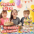 24x Honey Bear Cupcake Toppers, Strong Picks for Happy Birthday Décor, Cupcake Decorations for Kids' Birthdays