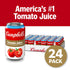 100% 11.5 oz (24 Pack) Campbell's Tomato Juice, fl Can