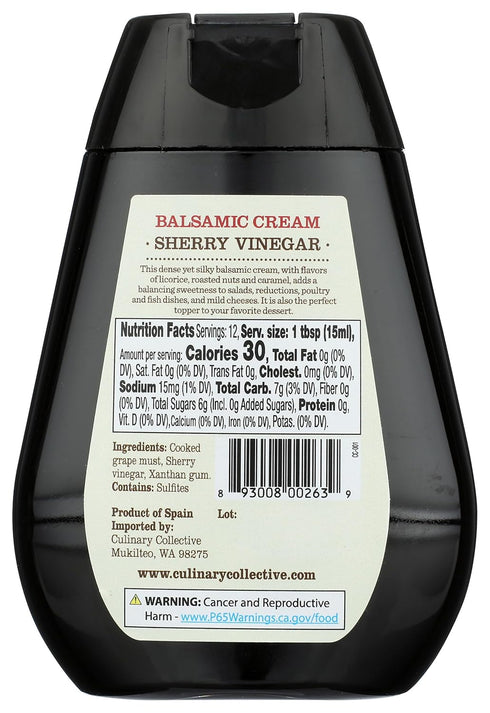6.4 oz Arvum Balsamic Cream | Imported from Spain | Sherry Vinegar Based Balsamic Sauce | |