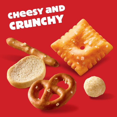 9oz (12 Packs) Cheez-It Snack Mix, Office and Kids Snacks, Classic, Box