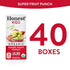 6 oz 6 Oz (Pack 40) Honest Kids Super Fruit Punch, Organic Juice Drink, Fl Juice Boxes, Fl