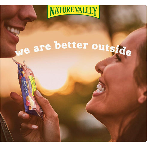 6 6.7 OZ (Pack 4) Nature Valley Chewy Fruit & Nut Granola Bars, Cranberry Pomegranate, Bars
