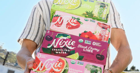 12 oz 24 pack 0 0 0 Nixie Sparkling Water, Grapefruit | fl cans, | Organic, Vegan, Non-GMO, Gluten Free, Calories