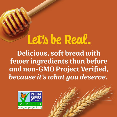 by Nature's Own 100% 16 oz Nature's Own Whole Wheat Bread with Honey, Sliced Whole Wheat Sandwich Bread, Loaf