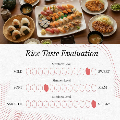 East and Else 2.2 LB (1 100% Premium Japanese Sushi Rice, Yumepirika Short Grain, KG) Grown in Hokkaido, Product