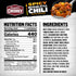 15.25 oz Campbells Chunky Spicy Mexican-Style Chili With Beans, Bowl