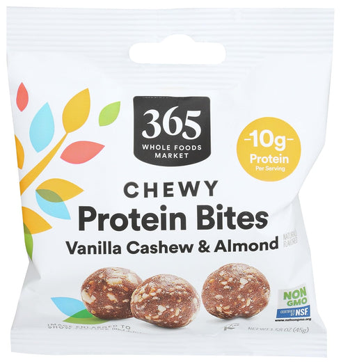 365 by Whole Foods Market, Chewy Protein Bites, Vanilla Cashew & Almond
