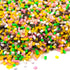 AUEAR 4 Pack Colorful Fake Polymer Sprinkles, Candy Sweets Colors for Fake Cake Dessert Simulation Food, 100g