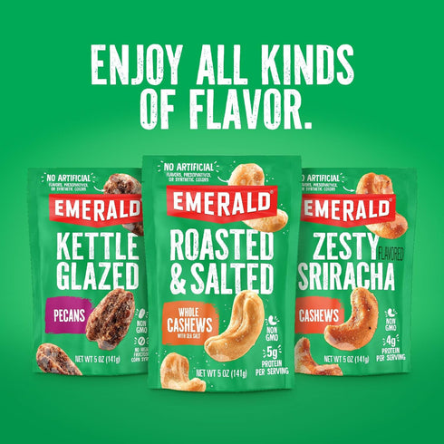 100 Packs Emerald Diamond Calorie Dry Roasted Almonds