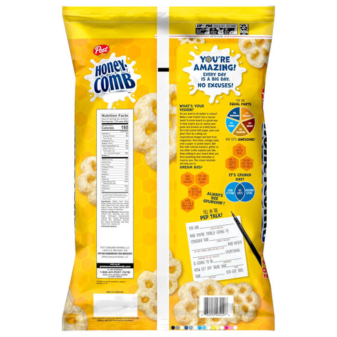 Honeycomb 32 Oz Post Cereal, Made with Real Honey, Kosher, Bag
