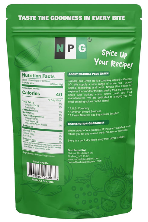 NPG Premium Szechuan Red Peppercorns Whole Peppercorns 4 Ounces, Mouth-numbing Spice for Chinese Cuisine