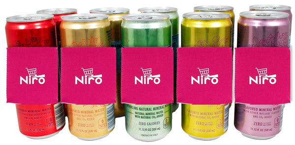 Niro Assortment | Essenza Flavored Mineral and Sparkling Water |10 Pack |