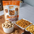 4.25oz (3 Pack) Chunk Nibbles Peanut Butter Chocolate Snack Clusters - Gourmet Sweet & Salty Treat with Pretzels