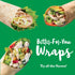 8 Count (Pack 6) Tumaro's Garden Veggie Carb Wise Wraps - Low Carb - Keto Friendly Sandwich & Burrito Tortillas