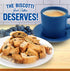 Cooper Street Twice Baked Lemon Blueberry Biscotti Cookies - Light and Crispy Italian Snacks, 5oz