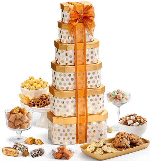 Broadway Basketeers Mother's Day Basket, Gift Basket with Gourmet Snack Food Delivery