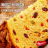 Bauducco Classic Panettone - Moist & Fresh Holiday Cake - Traditional Italian Recipe With Candied Fruit & Raisins 24.0oz (Pack of 1)