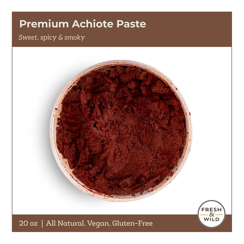 20 oz Fresh & Wild | Premium Achiote Paste | Vegan, Gluten-Free | For Cooking with Chicken, Pork, Fish, Seasoning