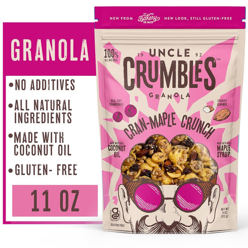 11 Uncle Crumbles, Granola Cran Maple Crunch, Ounce