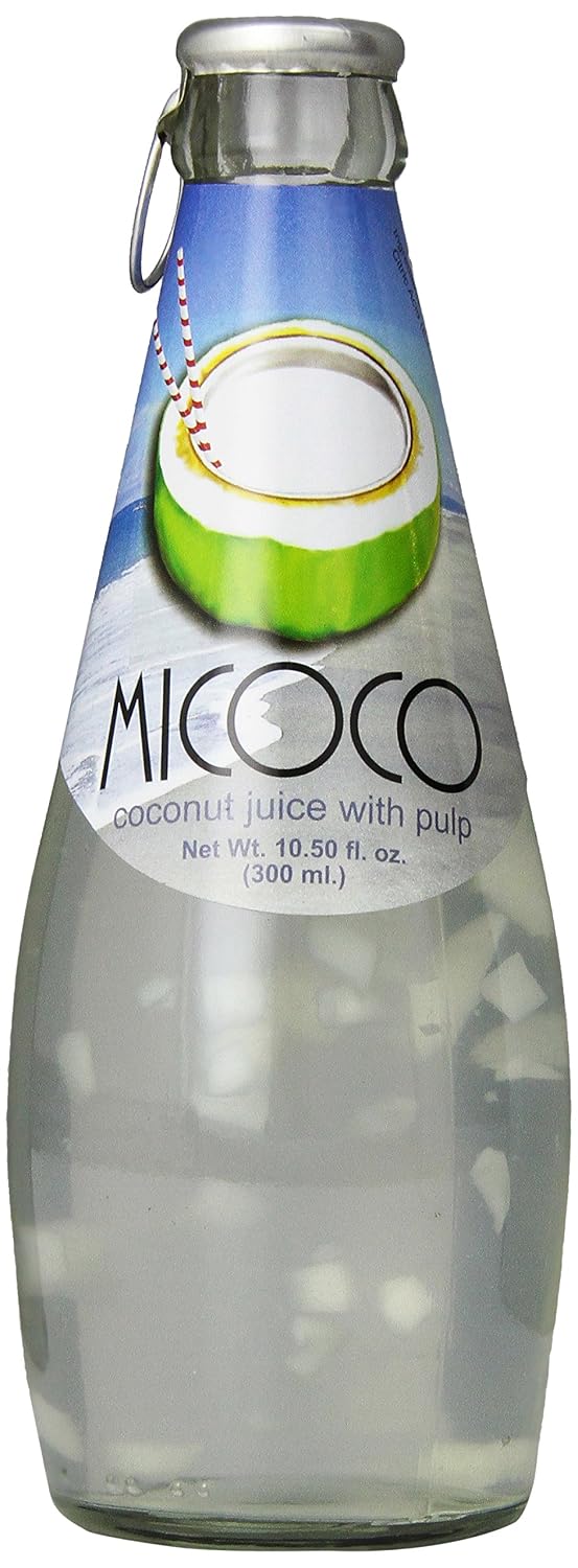 Micoco Juice with Pulp, Coconut, 10.5 Fl Oz