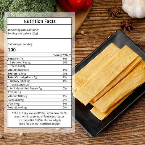 Generic (2 Pack) Premium Tofu Skin, Soy Products,Vegetarian,Handmade Dried Tofu SkinHigh-Quality Protein