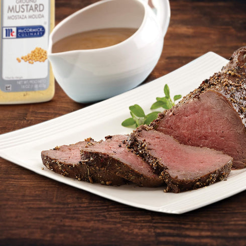 16 oz 16 McCormick Culinary Ground Mustard, - One Ounce Container of Ground Mustard Powder for a Sharp Tangy Taste