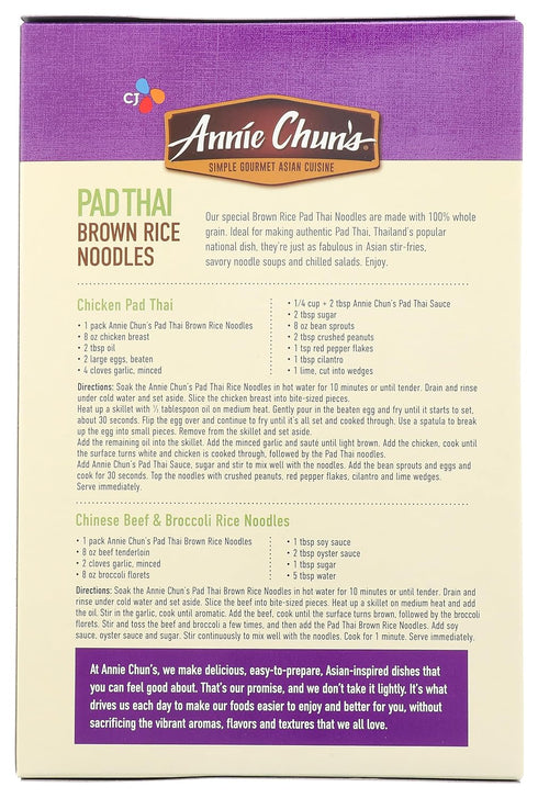 8 oz Annie Chun's Pad Thai Brown Rice Noodles
