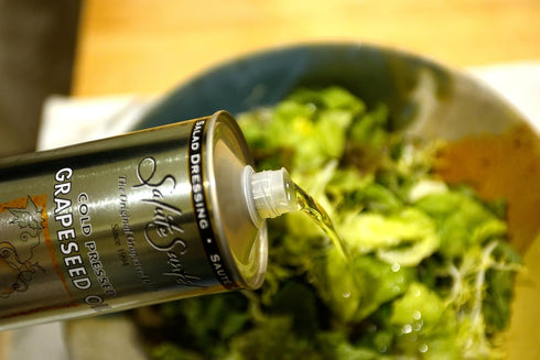 3-Pack 200 ml Salute Sant! Premium Balsamic Vinegar Vegetable Oil, Cooking Oil, Grapeseed Baseed Rich Sweet-Tart Flavor