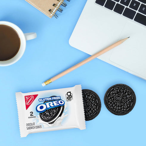 Pack, 20 Packs (2 Pack) OREO Gluten Free Original & Double Stuf Chocolate Sandwich Cookies Variety Gluten Free Cookies