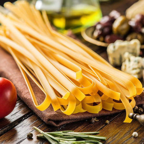 17.6 oz Sanniti Artisanal Gluten Free Pasta di Gragnano Imported From Italy, (Pappardelle)