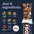 (6G 3s, 1oz, 12-Pack Tosi Nut Bars, Almond Dark Chocolate, Healthy Snacks for Adults & Kids, Plant Based Crunchy Bars