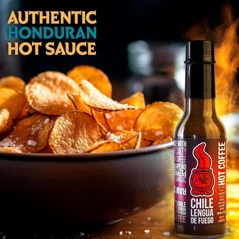 (Pack 1, Chile Lengua de Fuego Mild Hot Sauce of Hot Coffee)
