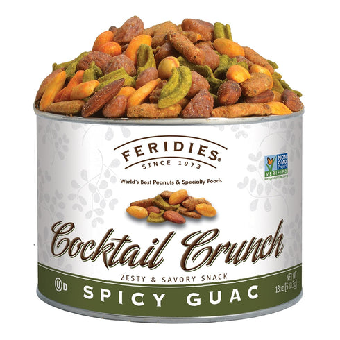 FERIDIES Cocktail Crunch Spicy Guac and Buffalo Gourmet Snack Mix with Cocktail