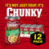 18.8 Oz 12) Campbells Chunky Soup, Healthy Request Chicken Corn Chowder Soup, Can (Case