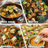 Egcina 3.17oz/90g Freeze Dried Tofu Cubes Light, Crispy Vegan Snack & Plant-Based Soy Bites, Delicious Tofu for Soups