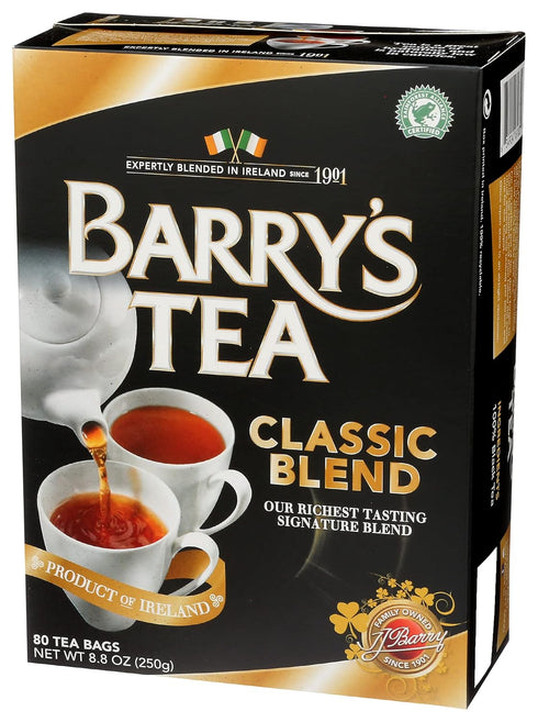 Barry's Tea Bags, Classic Blend, 80 Count, 8.8 Oz