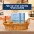 NORTHWARD SPIRIT Set 8.5 Oz Bamboo Salt Box Cellar Canister Gift With Maldon Sea Salt Flakes Box - Great For Salts
