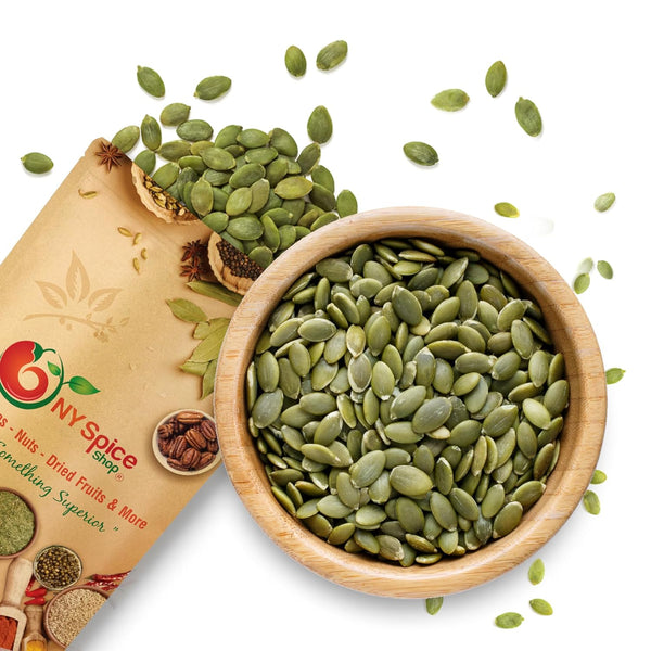 NY SPICE SHOP Raw Shelled Pumpkin Seeds 5 Lbs. (Pound) Raw Shelled