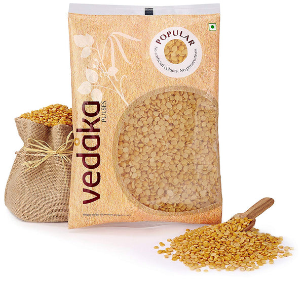 Vedaka Popular Toor/Arhar Dal, 1 kg