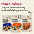 24 oz Snak Club Sweet and Salty Trail Mix with Peanuts, Butter Toffee Peanuts, M&M'S Chocolate Candies, Toasted Corn