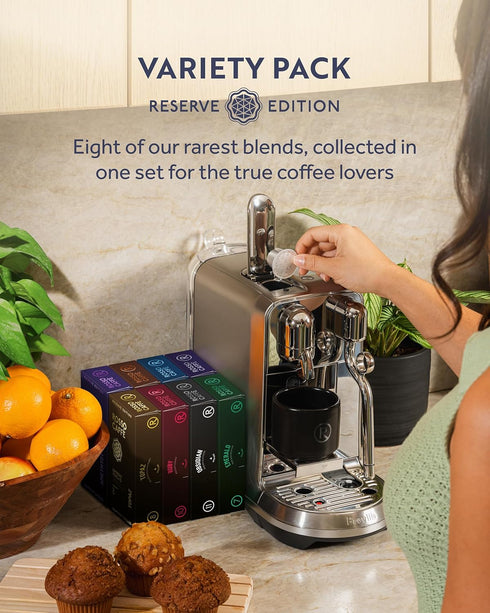 80 Pack, 8 ROSSO CAFF Espresso Coffee Pods for Nespresso Original Machines - Capsules Variety Signature Flavors, Medium