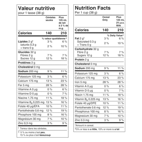 340 Nesquik GRAM CEREAL It turns the milk chocolatey so that the NESQUIK chocolate flavour can be experienced from the