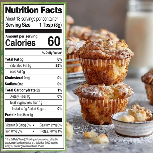 5.25 (Pack 6) Native Forest Coconut Milk Powder - Vegan Coconut Cream Powdered Creamer, Dairy Free, Gluten Free - ounce