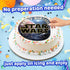 7.5 Inch Edible Cake Toppers – Galactic Space and Friends Adventure Themed Birthday Party Decorations Collection