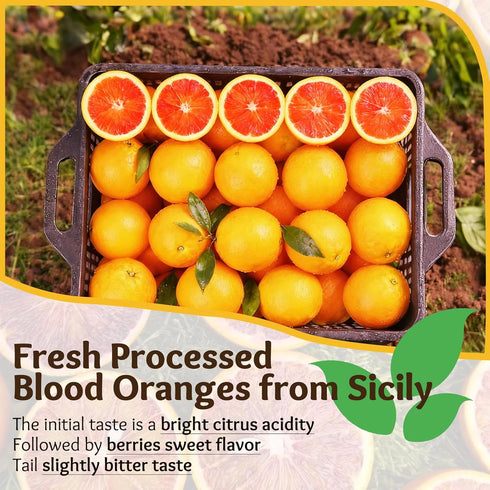 Generic 7.05oz(200g) Dried Blood Orange Slices,Dehydrated Blood Orange for Cocktails Tea Baking fruit snacks, Sugar