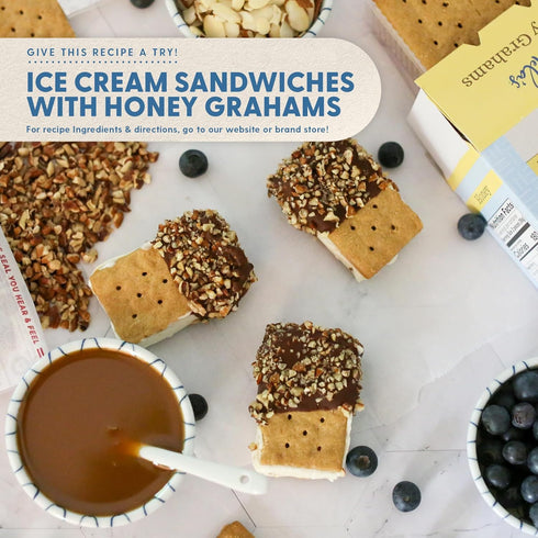7.5 (Pack 6) Pamela's Traditional Honey Grahams, Gluten Free, Ounces