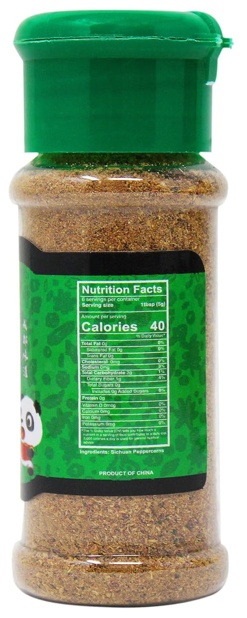 NPG Premium Szechuan Red Peppercorns Powder, 1.08 Oz (30g), Mouth-numbing Spice for Kung Pao Chicken, Mapo Tofu,
